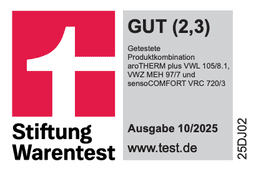 Stiftung Warentest GUT (2,3)